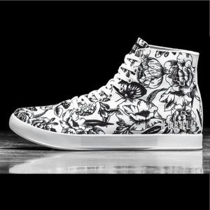 NoBull Collection Butterfly Canvas Trainer High-Top